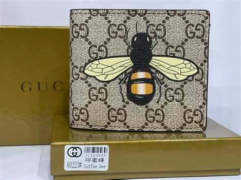 gucci wallet bee fake|Gucci bee wallet women's.